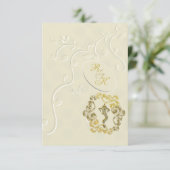 Indische Hochzeit hinderu Ganesha Einladung (Stehend Vorderseite)