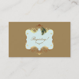 Indische Hochzeit II - Registrierungskarte Begleitkarte