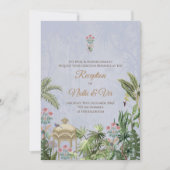 Indische Hochzeit lädt zu digitalen indischen Einl Einladung (Vorderseite)
