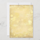 Indische Hochzeit Rot und Gold Einladung (Rückseite)