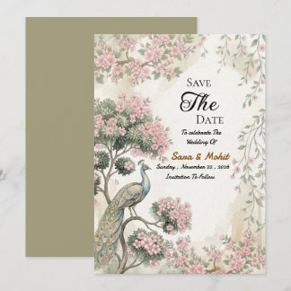 Indische Hochzeit Save-the-Date-Einladung Einladung