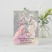 Indische Hochzeit - Save-the-Date-Fotokarte (Stehend Vorderseite)