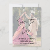 Indische Hochzeit - Save-the-Date-Fotokarte (Vorderseite)