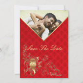 Indische Hochzeit - Save the Date Karte (Vorderseite)