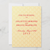 Indische Hochzeit - Save the Date Karte (Rückseite)