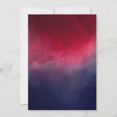 Indische Hochzeit speichern das Datum niedlichen B Einladung (Rückseite)