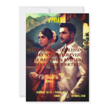 Indische Hochzeitkarte