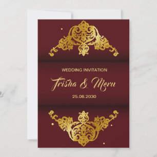 Indische Hochzeits-Einladung Ethnisches Mandala Save The Date
