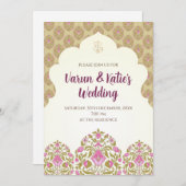 Indische Hochzeitseinladung Digital Hindu Hochzeit Einladung (Vorne/Hinten)