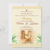 Indische Hochzeitseinladung Einladung (Vorderseite)