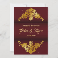Indische Hochzeitseinladung Ethnic Mandala