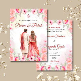 Indische Hochzeitseinladung Hindu Hochzeitseinladu Einladung