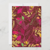 Indische Hochzeitseinladung Moderne Dynamik Save The Date (Rückseite)