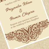 Indische Hochzeitseinladungen Einladung