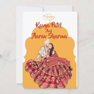 Indische Hochzeitseinladungen für USA Einladung
