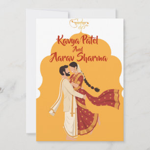 Indische Hochzeitseinladungen für USA Einladung