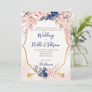 Indische Hochzeitseinladungen & Hindu-Hochzeitskar Einladung