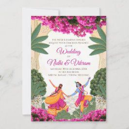 Indische Hochzeitseinladungen & Hindu-Hochzeitskar Einladung