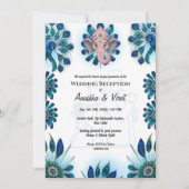 Indische Hochzeitsempfehlung Einladung (Vorderseite)