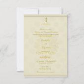 Indische Hochzeitsinspektion Einladung (Rückseite)