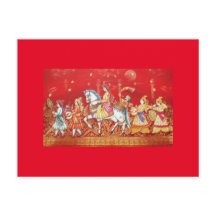 indische Hochzeitskarte