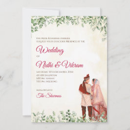 Indische Hochzeitskarten & Hochzeitskarten Einladung