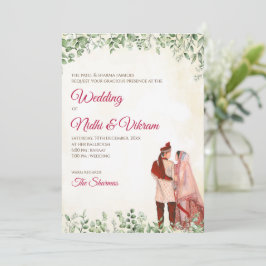Indische Hochzeitskarten & Hochzeitskarten Einladung