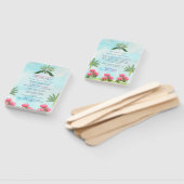 Indische Hochzeitsreise Hand Fan, danke Karte Fächer (Non-assembled)