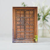 Indische Holztür (Stehend Vorderseite)