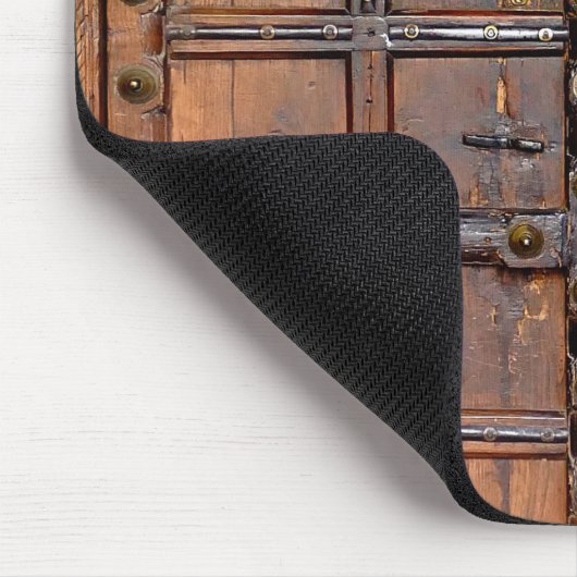 Indische Holztür Mousepad (Ecke)