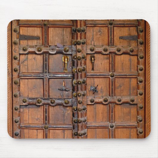 Indische Holztür Mousepad (Vorne)