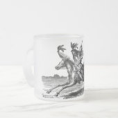 Indische Horseback-Tasse Mattglastasse (Vorderseite Links)
