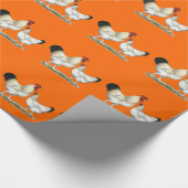 Indische Hühner Geschenkpapier (Ecke)
