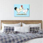 Indische Hühner Leinwanddruck (Insitu (Schlafzimmer))