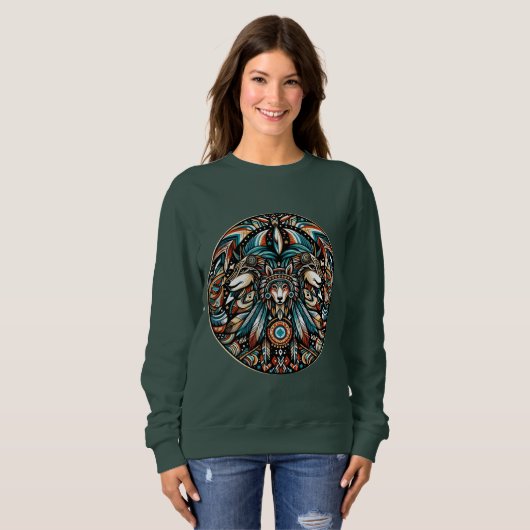 Indische Hunde Sweatshirt (Vorne ganz)