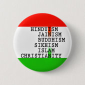 Indische Identitätsreligionen Button (Vorderseite)