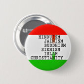 Indische Identitätsreligionen Button (Vorne & Hinten)