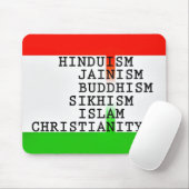 Indische Identitätsreligionen Mousepad (Mit Mouse)