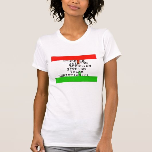 Indische Identitätsreligionen T-Shirt (Vorderseite)