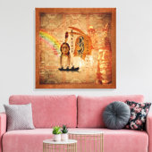 Indische Impressionen Leinwanddruck (Insitu (Wohnzimmer))