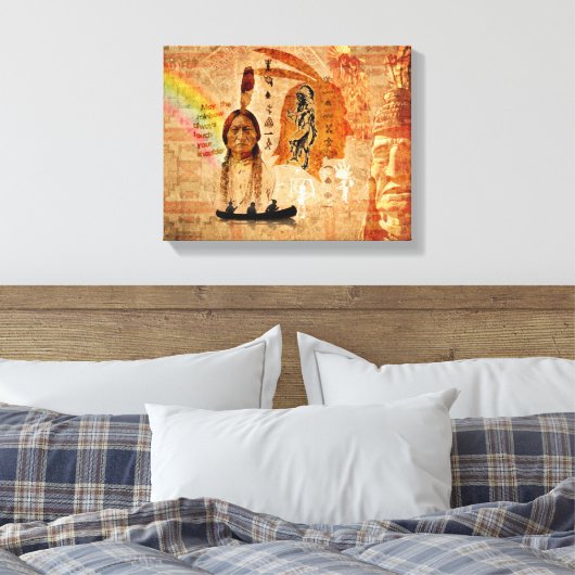 Indische Impressionen Leinwanddruck (Insitu (Schlafzimmer))