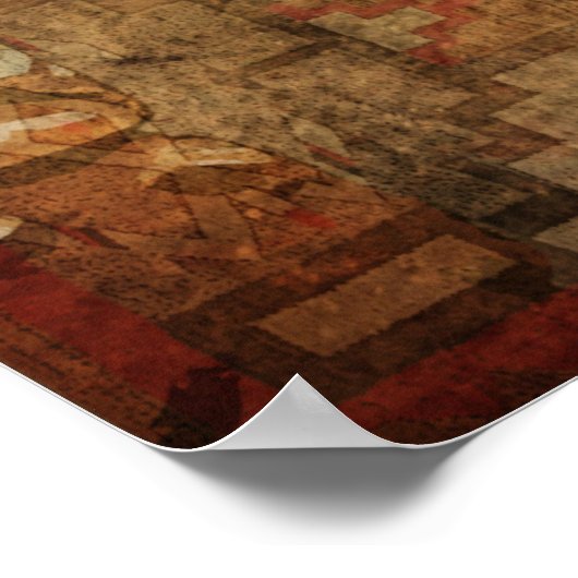 Indische Impressionen Poster (Ecke)