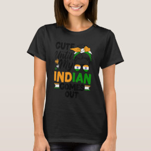 Indische Indianerflagge Niedlich, bis meine Indian T-Shirt