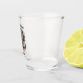 Indische Indianerin, lebendige Feder Schnapsglas (Rechts)