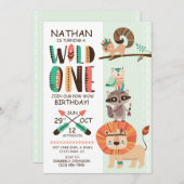 Indische Indische Indianerpow Wow Geburtstag Einladung (Vorne/Hinten)