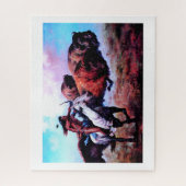 Indische Jagd Puzzle (Vertikal)