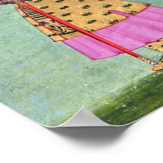 Indische Kaisermalerei Poster (Ecke)