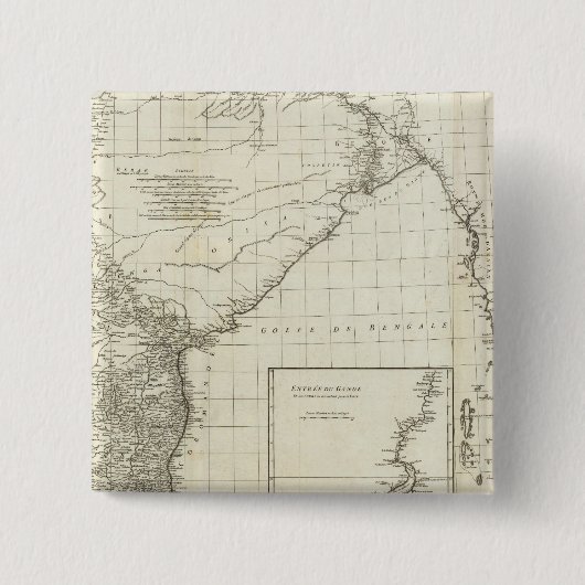 Indische Karte Button (Vorderseite)