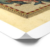 Indische Karte von Ortelius 1570 Poster (Ecke)