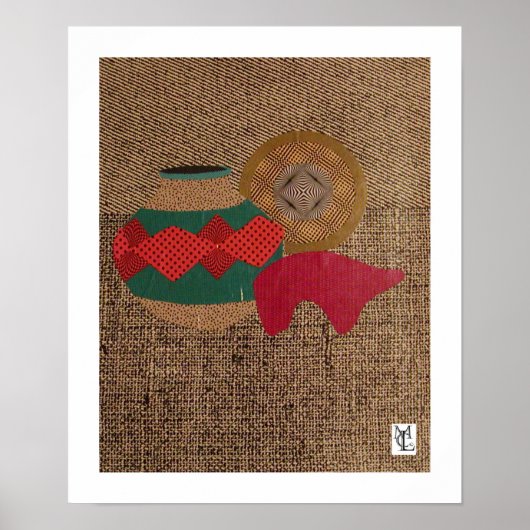 Indische Keramik Poster (Vorne)